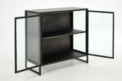 Armoires|Armoires<Flamant LAURANCE, buffet, , métal, 2 portes Noir