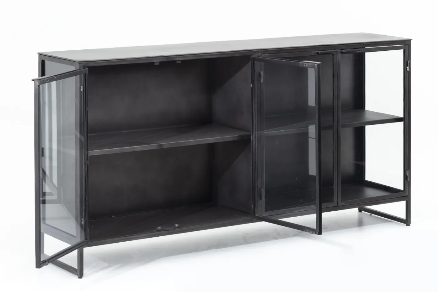 Armoires|Armoires<Flamant LAURANCE, buffet, , métal, 4 portes Noir
