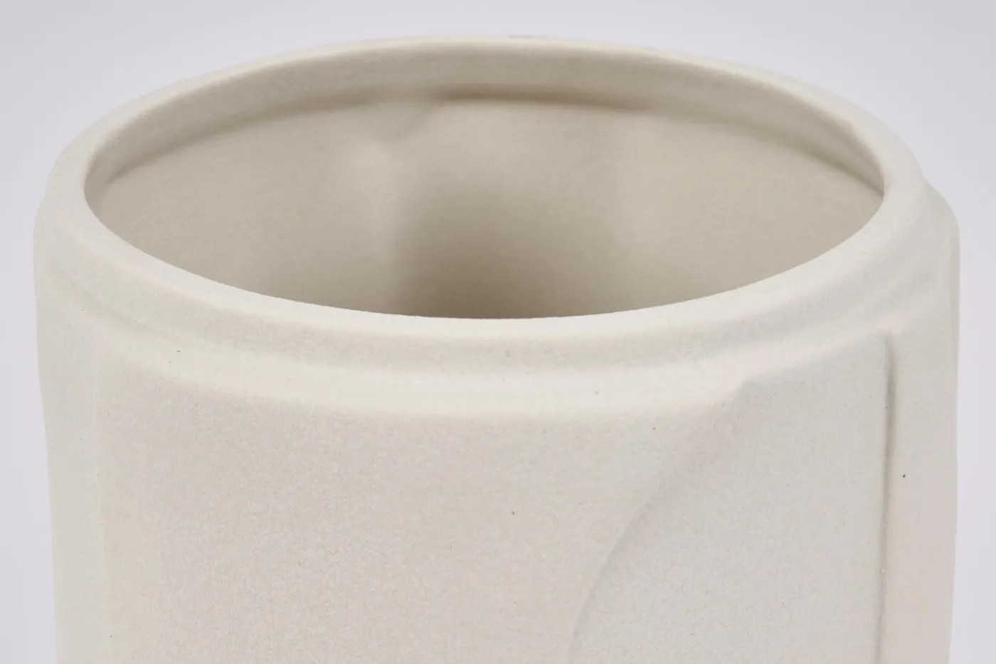 Pots Et Vases|Décoration<Flamant LAURENA, vase, céramique, latte, L Blanccassé