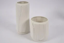Pots Et Vases|Décoration<Flamant LAURENA, vase, céramique, latte, L Blanccassé