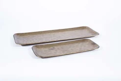 Accessoires|Plateaux<Flamant LEX, plateau, métal, L Argent