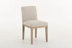 Chaises|Chaises<Flamant LEXY, chaise, lin naturel Blanccassé