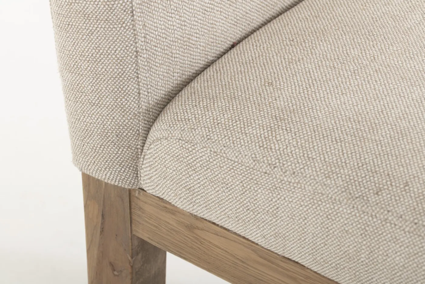 Chaises|Chaises<Flamant LEXY, chaise, lin naturel Blanccassé