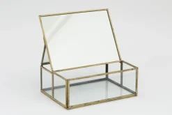 Paniers|Décoration<Flamant LIMOGES, boîte à bijoux, L Transparent