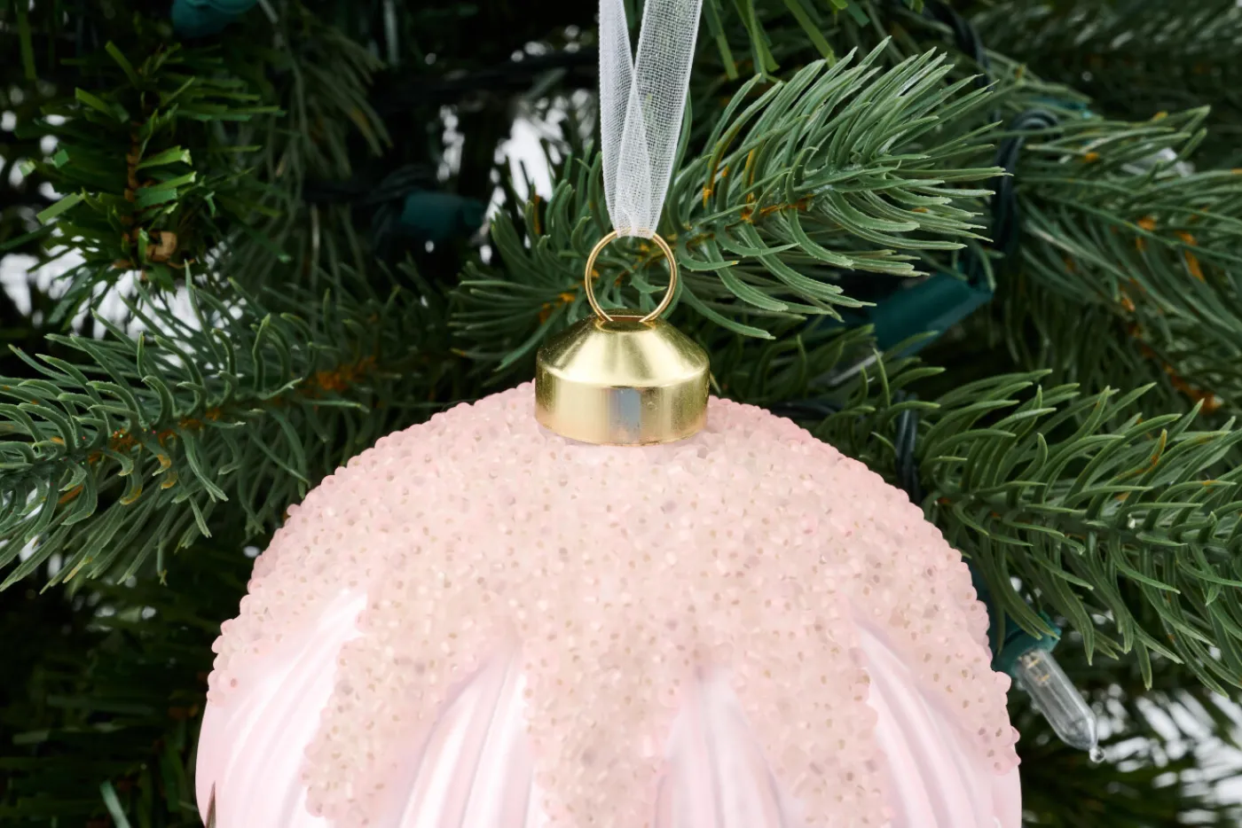 Boules De Noël|Boules De Noël<Flamant LINDEN, boule de Noël Rose