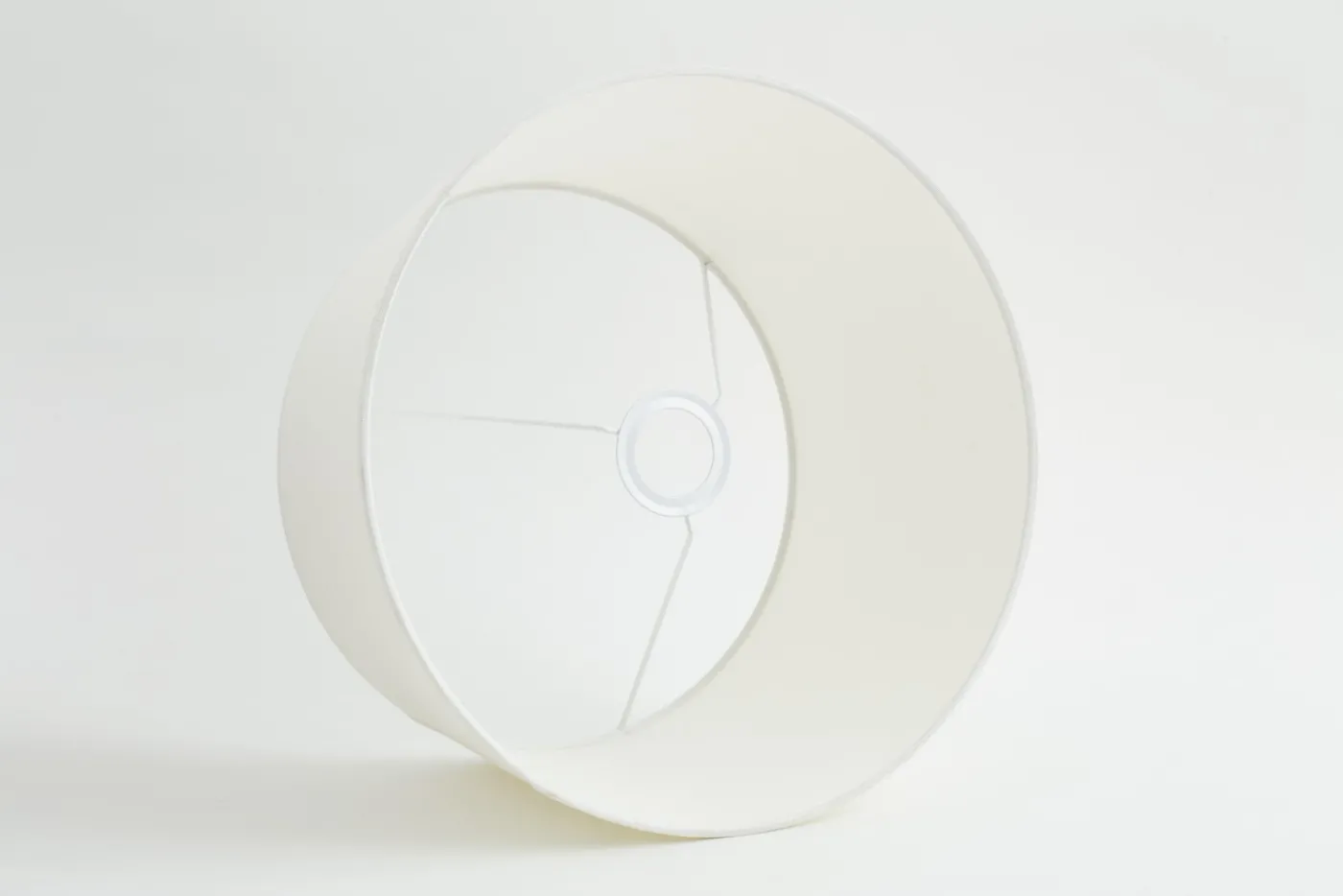 Abat-Jour|Luminaire<Flamant LINDRO, abat-jour, écru, cylindrique, 35 cm Blanc