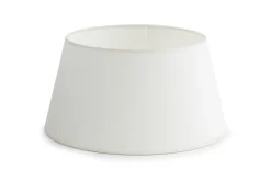 Abat-Jour|Luminaire<Flamant LINDRO, abat-jour, écru, cylindrique, 40 cm Blanc