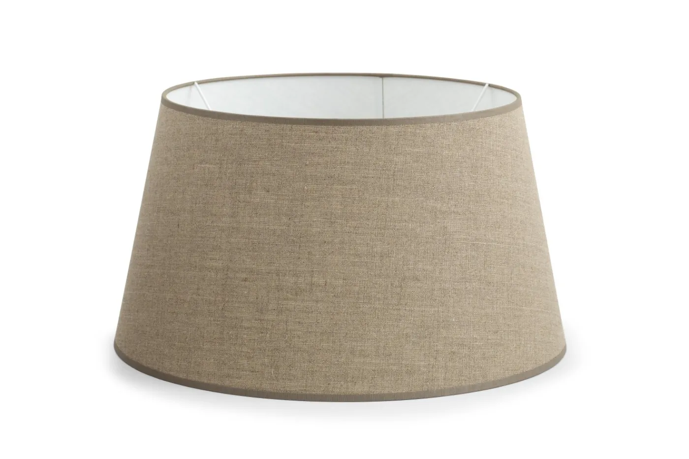 Abat-Jour|Luminaire<Flamant LINDRO, abat-jour, naturel, cylindrique, 45 cm Blanccassé