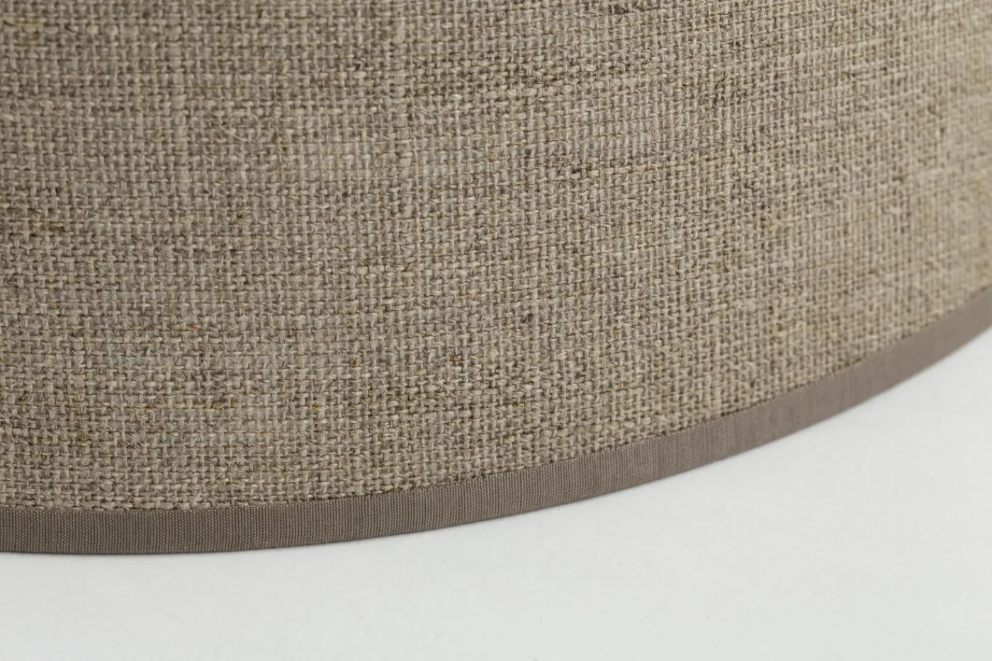 Abat-Jour|Luminaire<Flamant LINDRO, abat-jour, naturel et argent, cylindrique, 30 cm Blanccassé