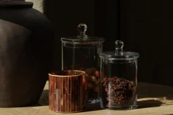 Bonbonnières|Bonbonnières<Flamant LIONI, bonbonnière, verre, S Transparent