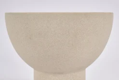 Plats|Plats<Flamant LISTERIA, coupe, grès Blanccassé