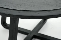 Tables De Salon|Tables De Salon<Flamant LIVY, table basse, ronde, Noir
