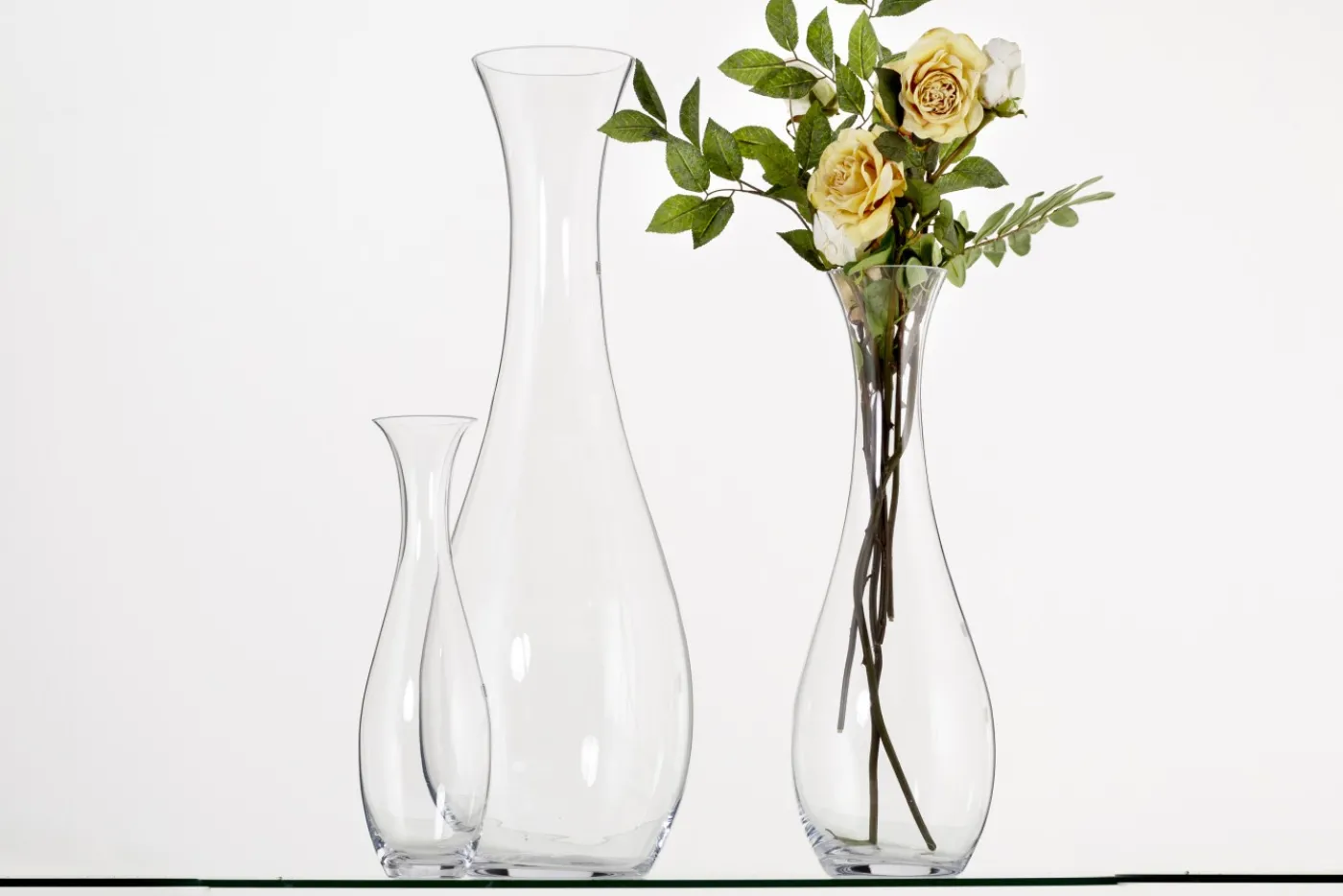 Pots Et Vases|Décoration<Flamant LOLLA, vase, verre, h40 Transparent