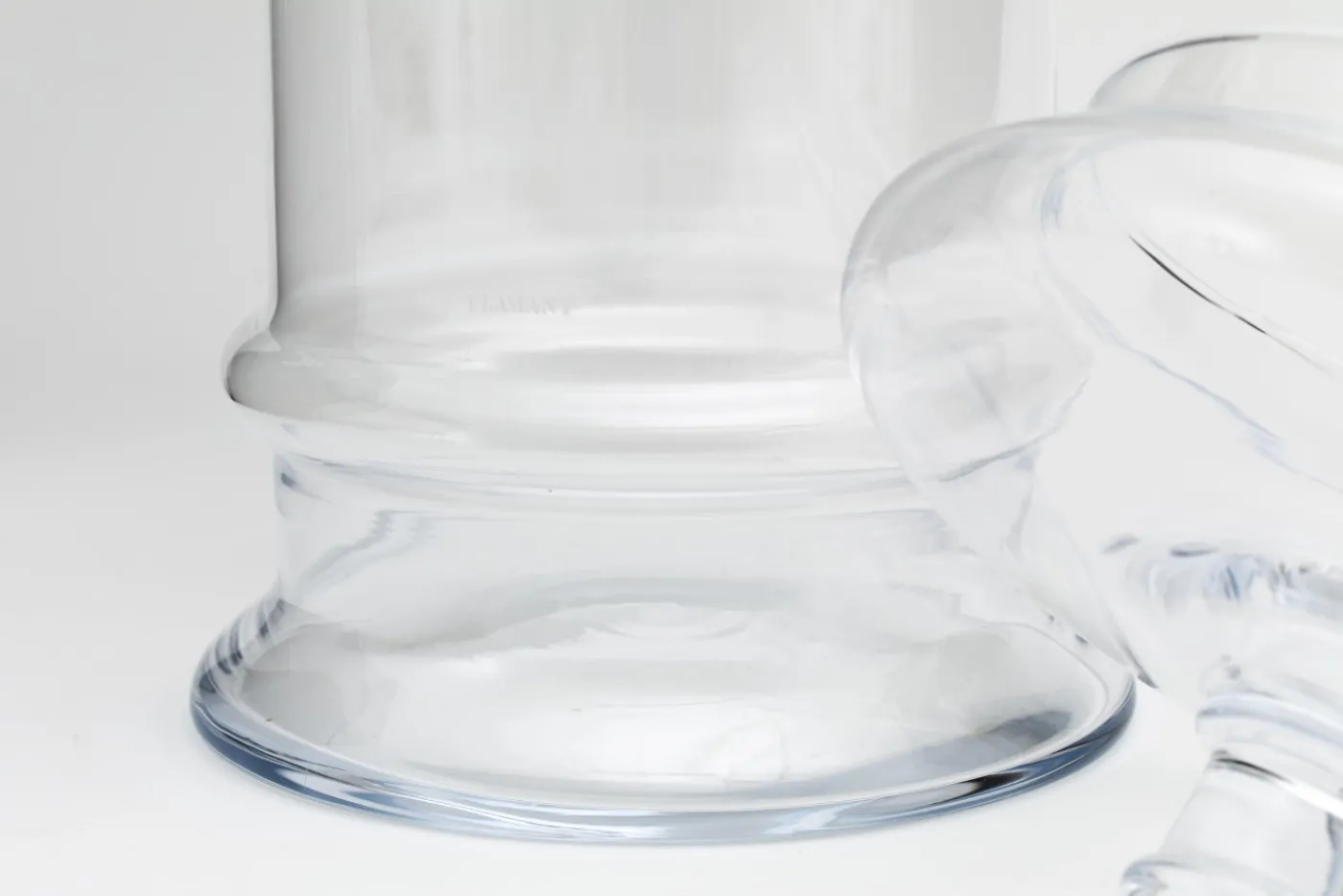 Bonbonnières|Bonbonnières<Flamant LOLLY, bonbonnière, M, soufflée bouche Transparent