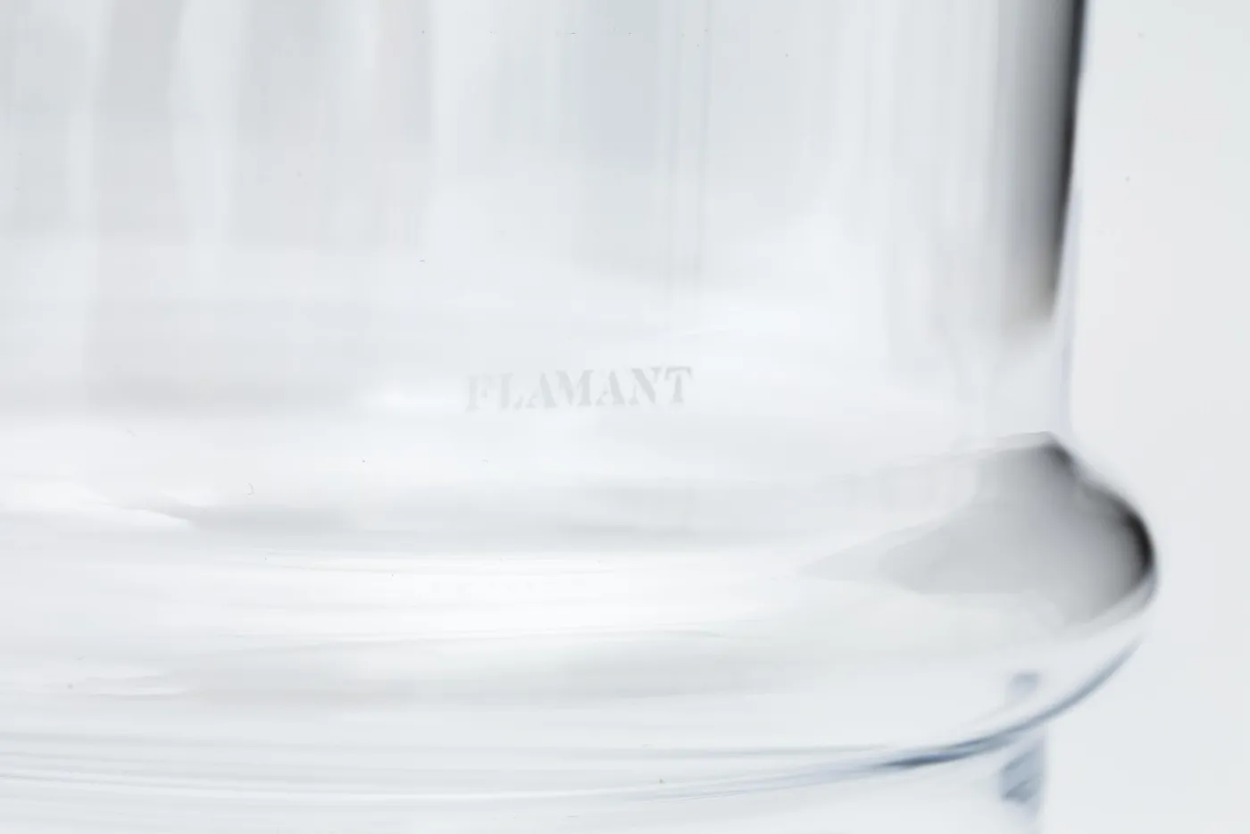 Bonbonnières|Bonbonnières<Flamant LOLLY, bonbonnière, M, soufflée bouche Transparent