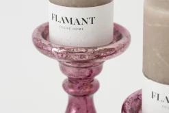 Chandeliers|Chandeliers<Flamant LORD, bougeoir, verre, , L, avec leds Rose