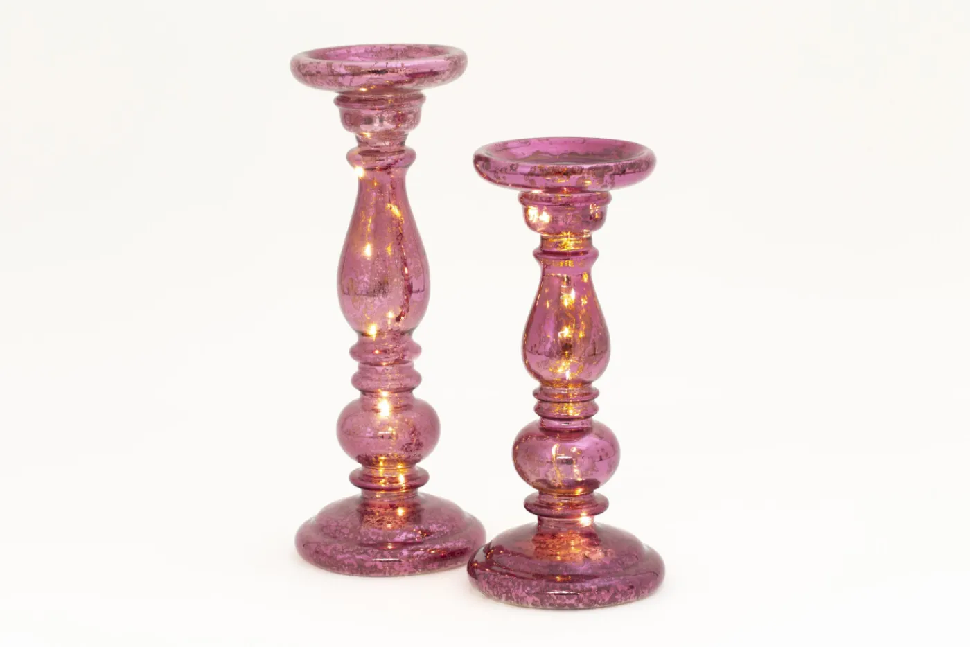 Chandeliers|Chandeliers<Flamant LORD, bougeoir, verre, , S, avec leds Rose