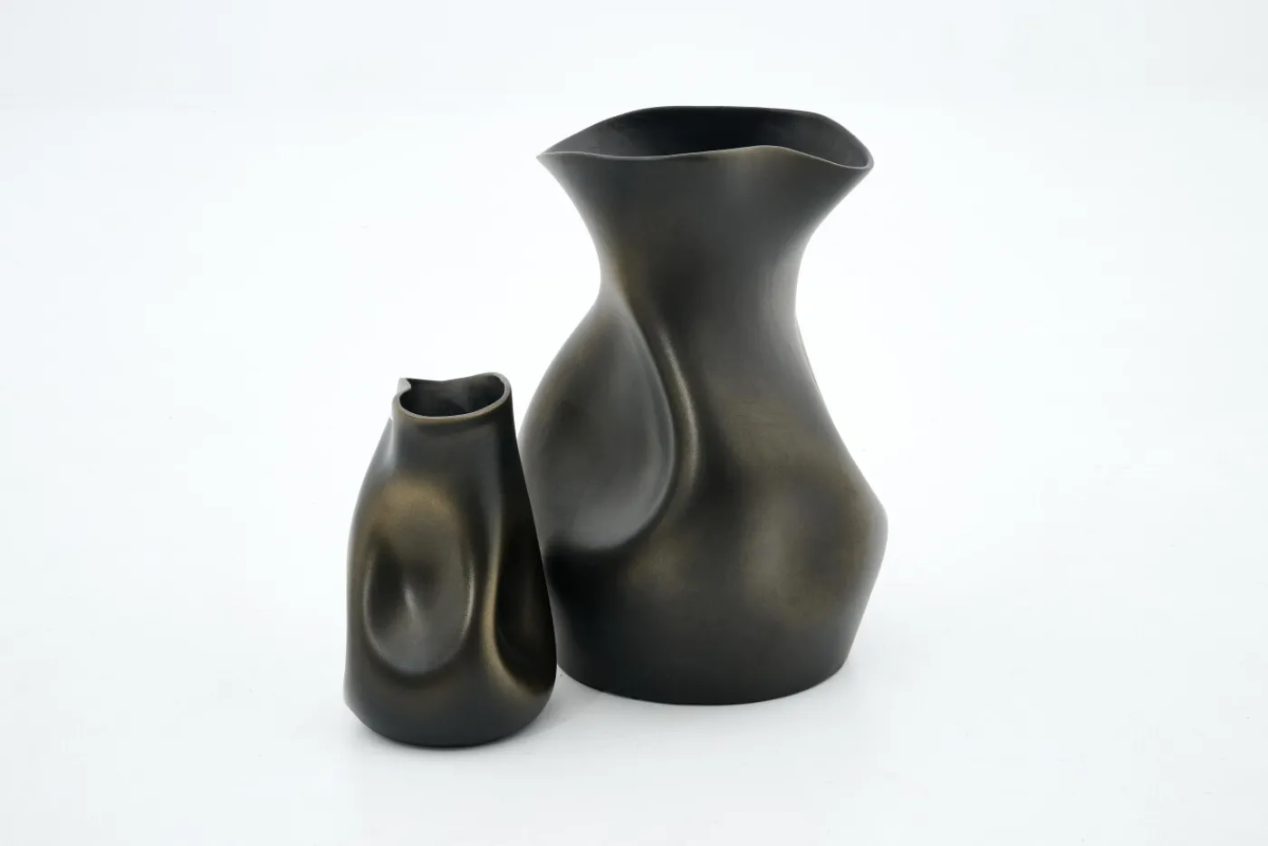 Pots Et Vases|Décoration<Flamant LORENA, vase, céramique, bronze, modèle 1 Brun