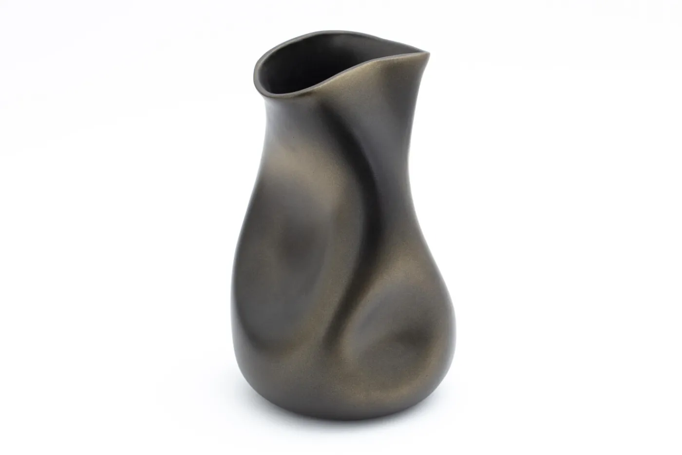Pots Et Vases|Décoration<Flamant LORENA, vase, céramique, bronze, modèle 2 Brun
