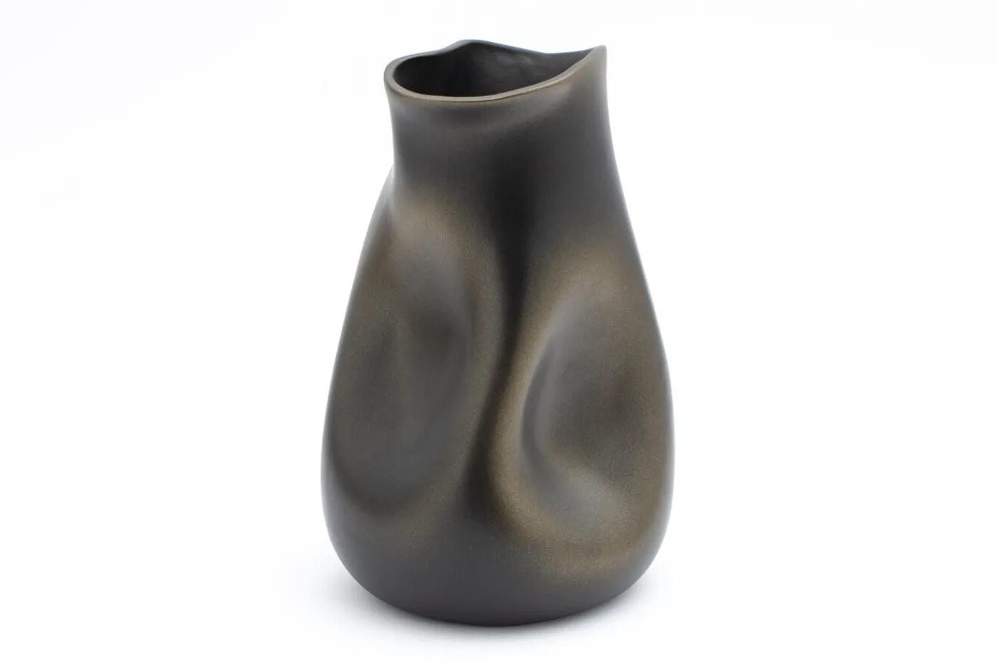 Pots Et Vases|Décoration<Flamant LORENA, vase, céramique, bronze, modèle 2 Brun