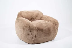 Fauteuils|Sièges<Flamant LOTY, fauteuil, peluche, taupe, S Brun