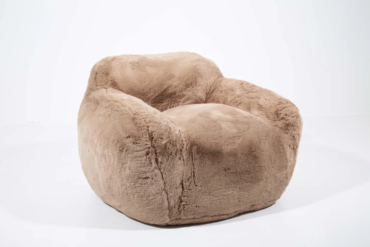 Fauteuils|Sièges<Flamant LOTY, fauteuil, peluche, taupe, S Brun