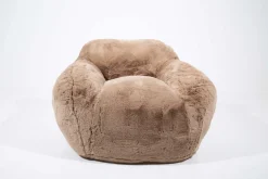 Fauteuils|Sièges<Flamant LOTY, fauteuil, peluche, taupe, S Brun