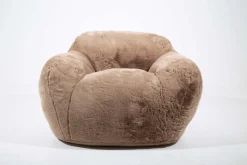Fauteuils|Sièges<Flamant LOTY, fauteuil, peluche, taupe, L Brun