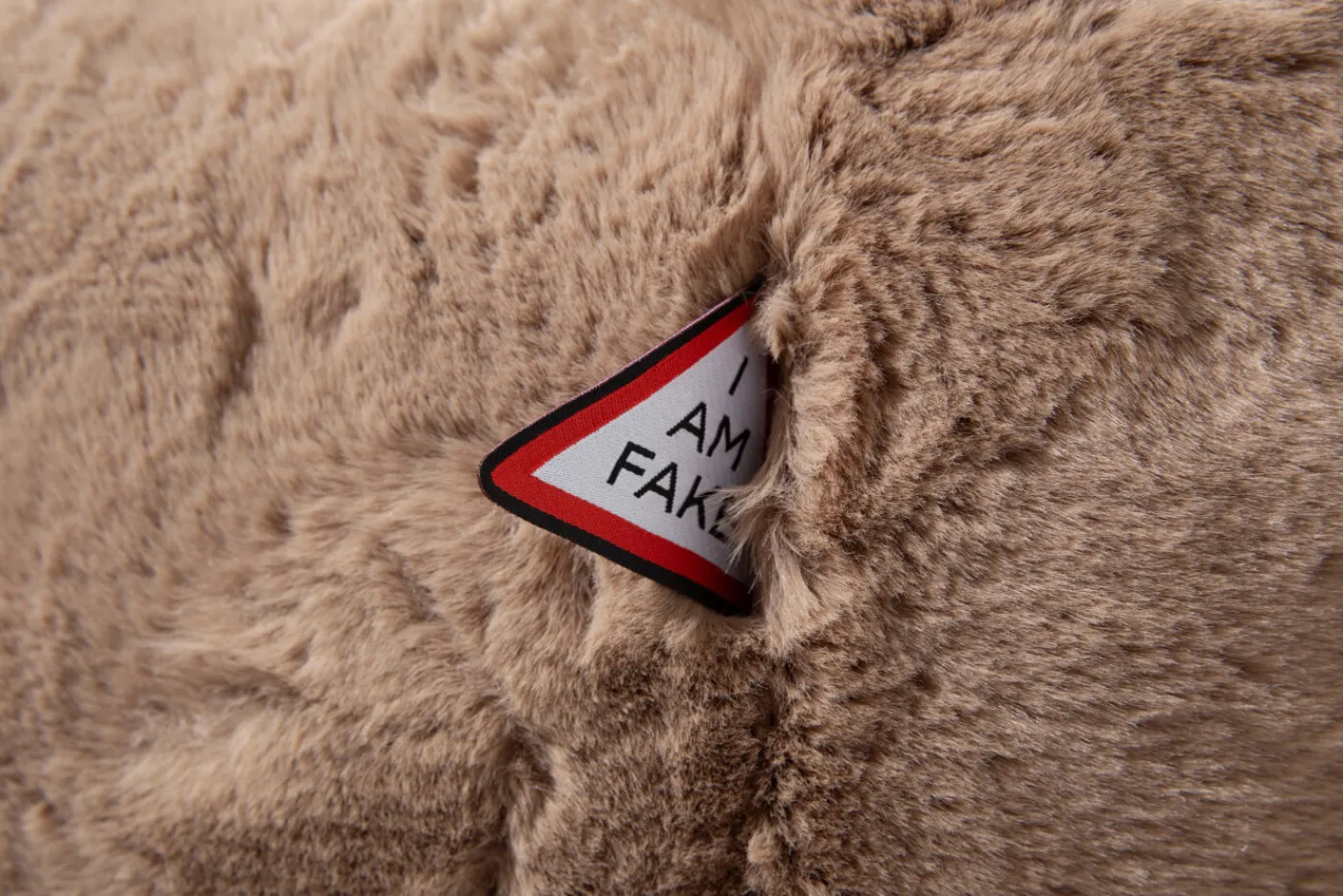 Fauteuils|Sièges<Flamant LOTY, fauteuil, peluche, taupe, L Brun