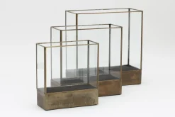 Porte Bougie, Chauffe-Plats Et Photophores|Porte Bougie, Chauffe-Plats Et Photophores<Flamant LUCANDE, photophore, fer et verre, M Transparent