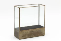 Porte Bougie, Chauffe-Plats Et Photophores|Porte Bougie, Chauffe-Plats Et Photophores<Flamant LUCANDE, photophore, fer et verre, S Transparent