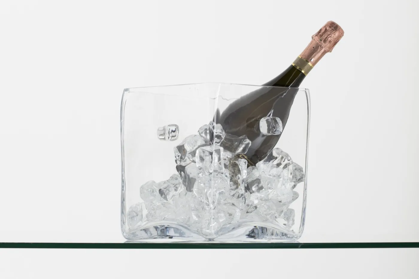 Ustensiles De Service Et De Cuisine|Accessoires<Flamant LUCY, seau à champagne, verre, carré Transparent