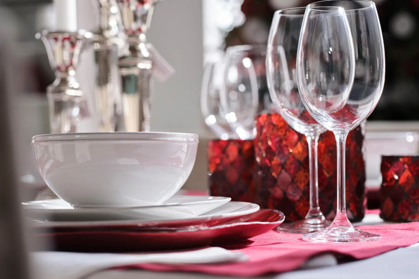 Verres|Verres<Flamant LUND, verre à vin rouge, 590ml Transparent