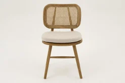 Chaises|Chaises<Flamant LYNN, chaise, chêne, roseau, avec coussin Mixte