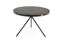 Tables D’Appoint & Consoles|Tables D’Appoint & Consoles<Flamant MADISON, bout de canapé, chêne et métal, ronde, 60 cm, brun foncé Mixte