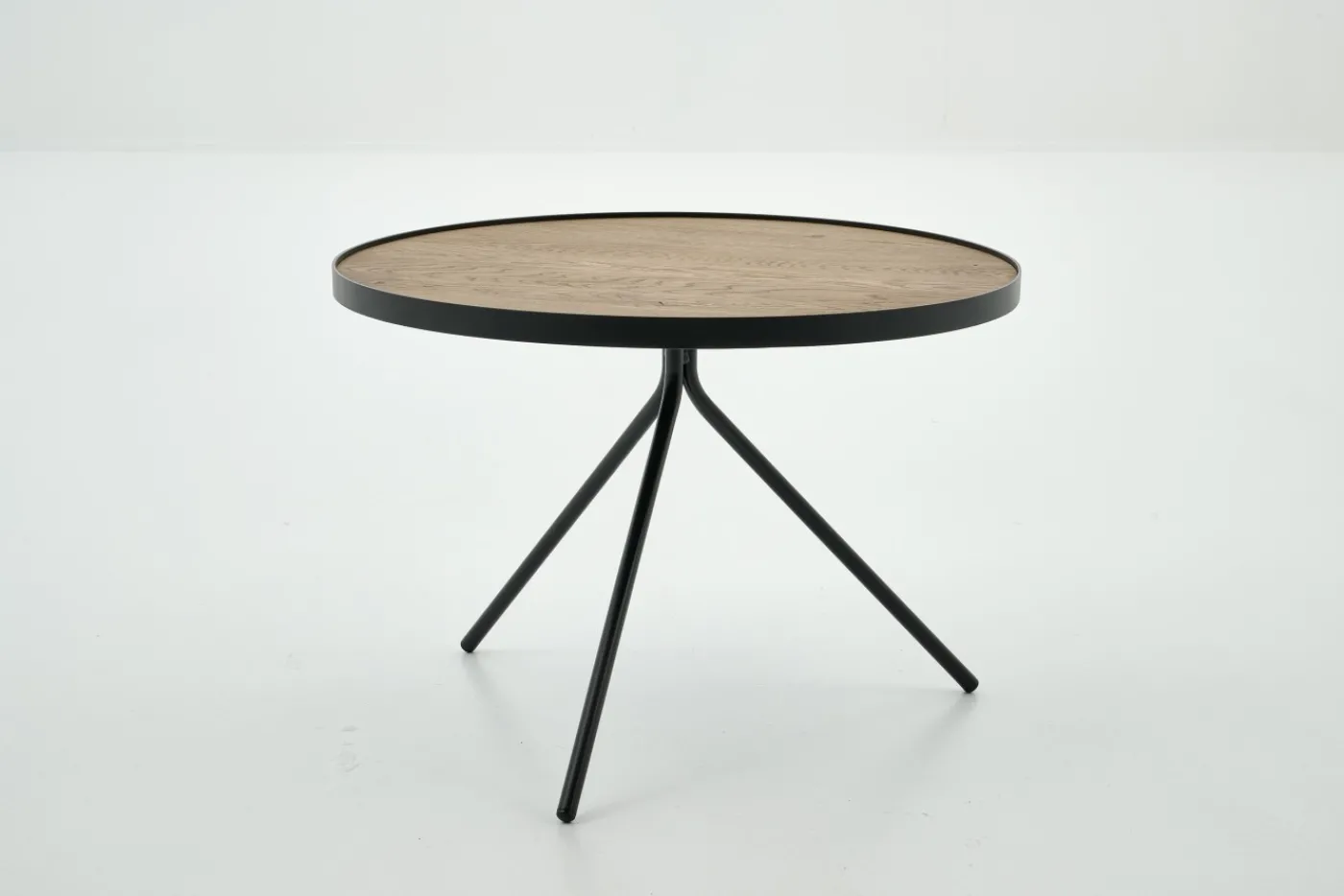 Tables D’Appoint & Consoles|Tables D’Appoint & Consoles<Flamant MADISON, bout de canapé, chêne et métal, ronde, 60 cm, brun clair Mixte