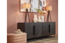 Lampes|Lampes De Table Et De Bureau<Flamant MAEVE, lampe de table avec abat-jour, bois et raphia