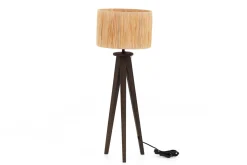 Lampes|Lampes De Table Et De Bureau<Flamant MAEVE, lampe de table avec abat-jour, bois et raphia