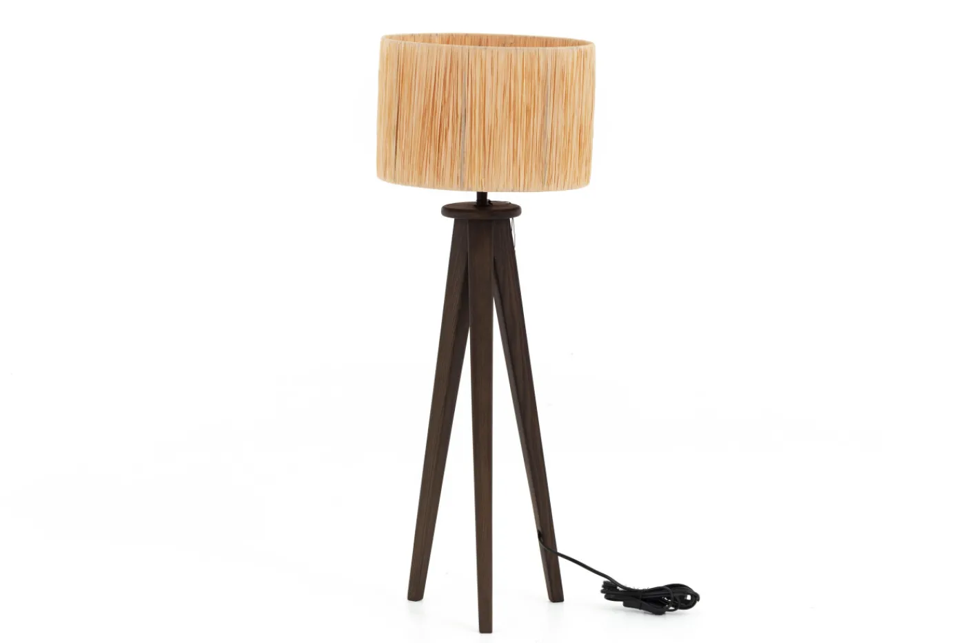 Lampes|Lampes De Table Et De Bureau<Flamant MAEVE, lampe de table avec abat-jour, bois et raphia