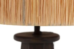 Lampes|Lampes De Table Et De Bureau<Flamant MAEVE, lampe de table avec abat-jour, bois et raphia