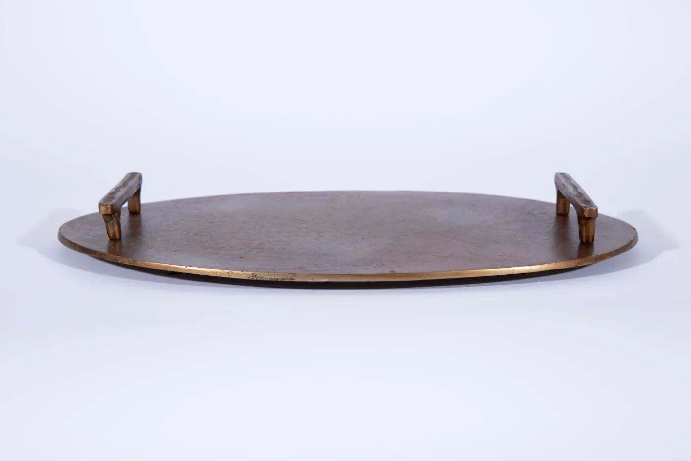 Accessoires<Flamant MAKANI, plateau, métal, ovale, L Brun