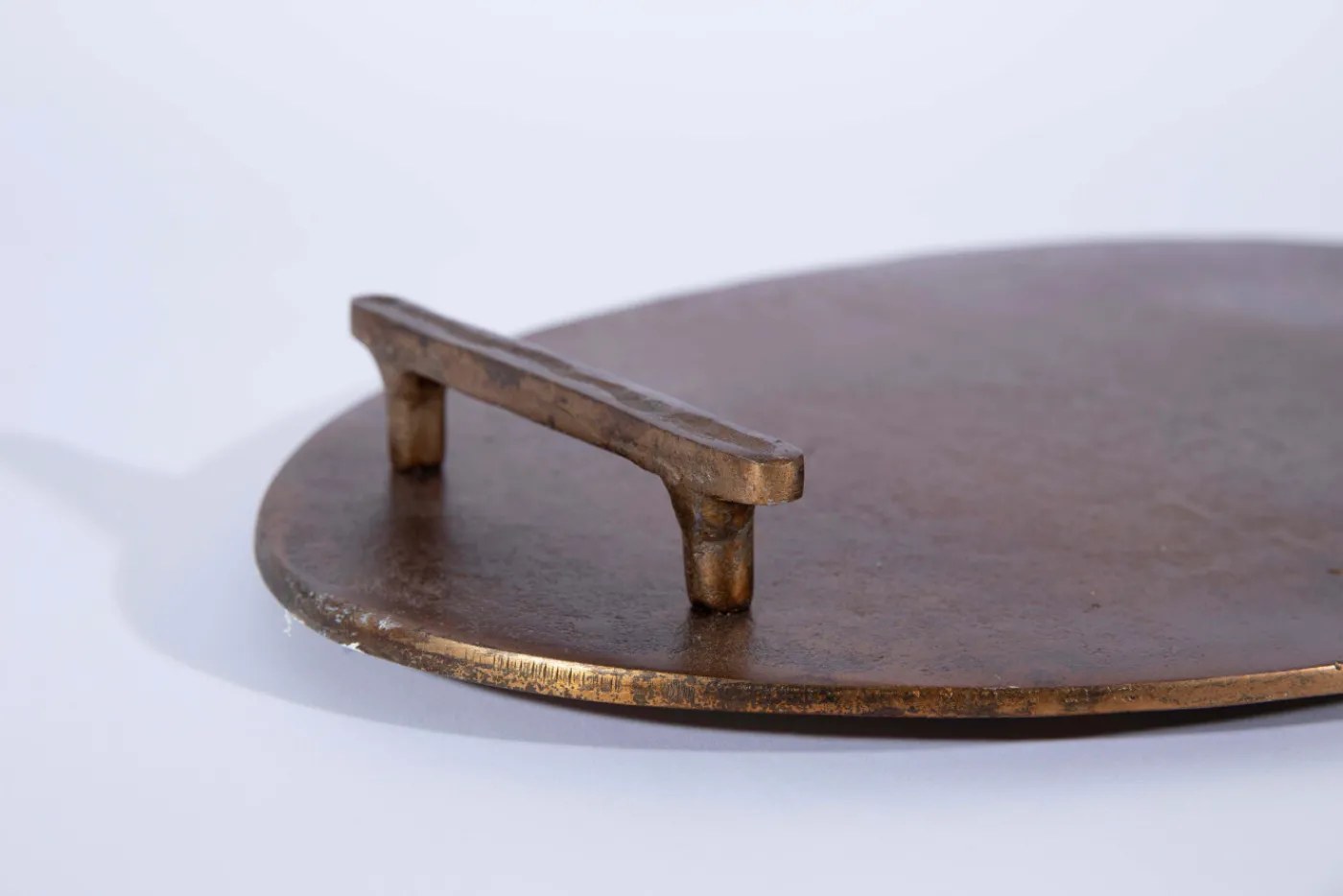 Accessoires<Flamant MAKANI, plateau, métal, ovale, L Brun