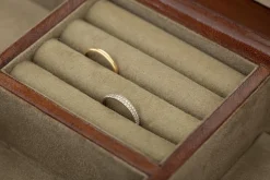 Paniers|Décoration<Flamant MANHATTAN, boîte à bijoux, cuir Brun