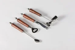 Ustensiles De Service Et De Cuisine|Accessoires<Flamant MANHATTAN, mesure à cocktail, cuir Brun
