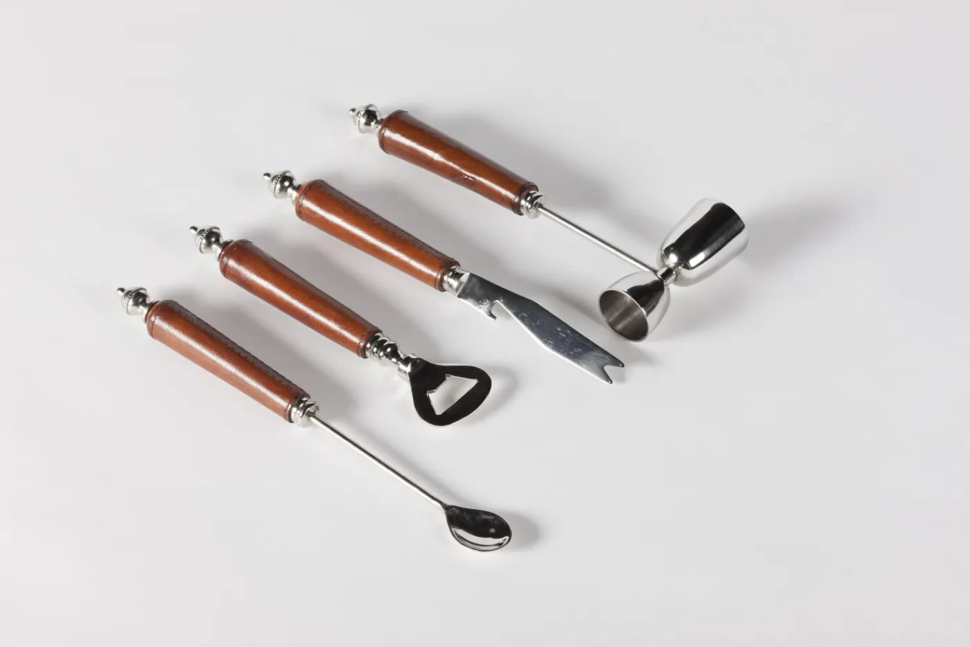 Ustensiles De Service Et De Cuisine|Accessoires<Flamant MANHATTAN, mesure à cocktail, cuir Brun