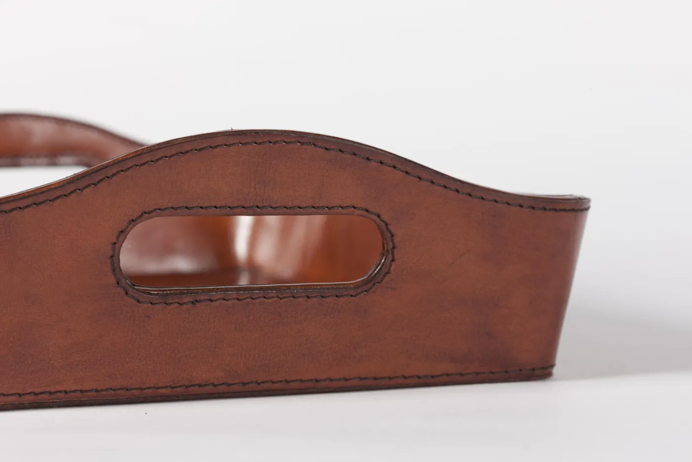 Plateaux|Accessoires<Flamant MANHATTAN, plateau, cuir Brun
