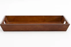 Plateaux|Accessoires<Flamant MANHATTAN, plateau, cuir Brun