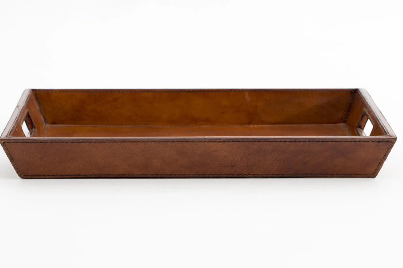 Plateaux|Accessoires<Flamant MANHATTAN, plateau, cuir Brun