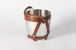 Ustensiles De Service Et De Cuisine|Accessoires<Flamant MANHATTAN, refroidisseur à vin, poignée en cuir brun Mixte