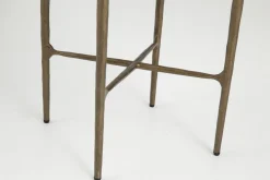 Tables D’Appoint & Consoles|Tables D’Appoint & Consoles<Flamant MARABELLE, bout de canapé, métal et marbre, ronde Mixte